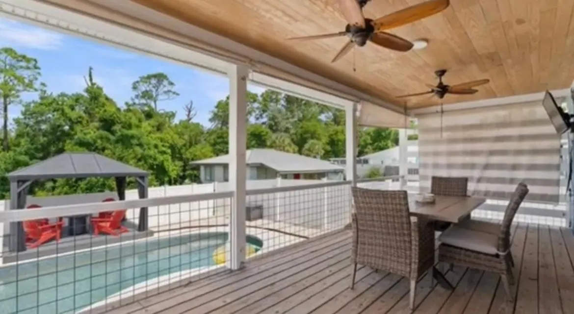 Tatil Evi Beachy Chic 3/2 Private Gunite Pool 800Ft Beach Panama City Beach ABD
